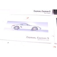 2007 Porsche Cayman 987 Owner's Manual and Case