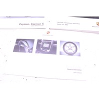 2007 Porsche Cayman 987 Owner's Manual and Case