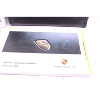 2007 Porsche Cayman 987 Owner's Manual and Case