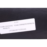 2007 Porsche Cayman 987 Owner's Manual and Case