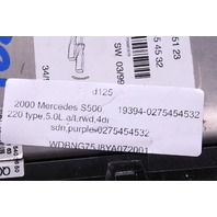 2000 Mercedes Benz S500 Signal Activation Body Control Module BCM 0275454532 OEM
