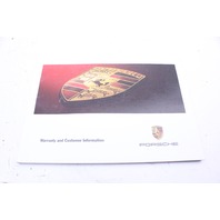 2000 Porsche Boxster S Owners Manual and Case OEM