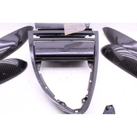 2006-2007 BMW M6 Carbon Fiber Trim Set Dash Console Door Panel E63 E64 OEM