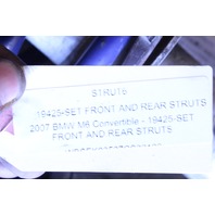 2007 BMW M6 Convertible - 19425-SET FRONT AND REAR STRUTS OEM