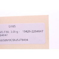 2015-2018 BMW M3 M4 Center Chassis Brace Support 33312284647 OEM