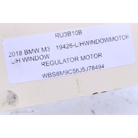 2015 - 2018 BMW M3 F80 Driver Left Front Window Motor - 67627406633 OEM