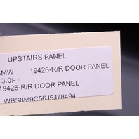 2015-2018 BMW M3 F80 Right Rear Interior Door Panel