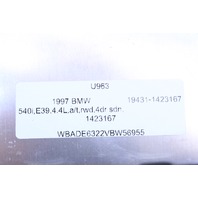 1997 BMW 540i E39 Transmission Control Computer Module TCM TCU - 24601423167 OEM