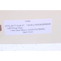 2012-2017 Audi A7 Door Mirror Left Side View