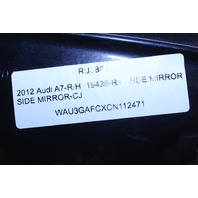 2012-2017 Audi A7 Door Mirror Right Side View