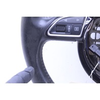 2012 Audi A7 STEERING WHEEL 3 Spoke Paddle Shift Leather Damaged OEM