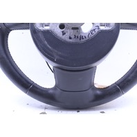 2012 Audi A7 STEERING WHEEL 3 Spoke Paddle Shift Leather Damaged OEM
