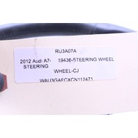 2012 Audi A7 STEERING WHEEL 3 Spoke Paddle Shift Leather Damaged OEM