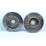 2015 2016 2017 2018 2019 2020 BMW M2 M3 M4 Rear Brake Rotors Pair Set 2284811 2284812 OEM