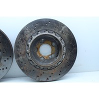 2015 2016 2017 2018 2019 2020 BMW M2 M3 M4 Rear Brake Rotors Pair Set 2284811 2284812 OEM