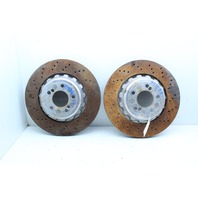 2015 2016 2017 2018 2019 2020 BMW M2 M3 M4 Rear Brake Rotors Pair Set 2284811 2284812 OEM