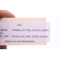 2002-2005 BMW 325i 330i Driver Left Lid Mounted Tail Lamp Light 63216910537 OEM