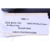 2001-2005 BMW 325i 330i Sedan / Wagon Right Sun Shade Visor Cloth 51167902804 OEM