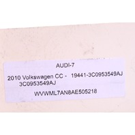 2010 Volkswagen CC Multi Function Control Module 3C0953549AJ OEM