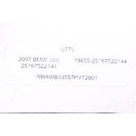 2007 BMW 328i Automatic Transmission Gear Selector Shifter 7522144 OEM