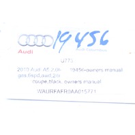 2010 Audi A5 Owner Manual and Case
