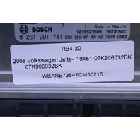 2008 Volkswagen Jetta Engine Computer Module ECU ECM DME 07K906032BK