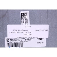 2002-2006 Mini Cooper 1.6 Engine Computer Module ECU ECM DME 12147557395 OEM