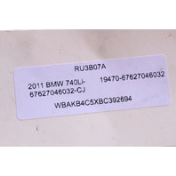 2011 BMW 740Li Front Right Power Window Motor OEM