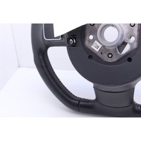 2010-2012 Audi R8 Leather 3 Spoke Steering Wheel Paddle Shifters Has Scuffs OEM