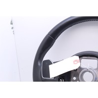 2010-2012 Audi R8 Leather 3 Spoke Steering Wheel Paddle Shifters Has Scuffs OEM