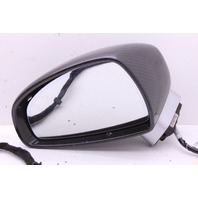 2010-2014 Audi R8 Door Mirror Carbon Fiber Left Small Scuffs 420857501 OEM