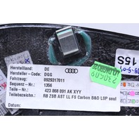 2008-2014 Audi R8 Carbon Fiber Interior Door Handle Cover Left 423868143N OEM