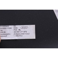 2008-2012 Audi R8 Left Kick Panel Driver 424867271 OEM