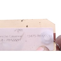 2008-2010 Porsche Cayenne Turbo 957 4.8 Radiator Coolant Hose 7L5122291 OEM