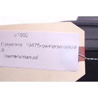 2008 Porsche Cayenne Turbo 4.8 Owner Manual and Case OEM