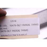 2008-2013 BMW 328i 335i M3 Coupe Convertible Interior Aluminum Trim Kit Complete OEM