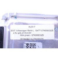 2007 Volkswagen Jetta Rabbit 2.5 Engine Computer Module ECU ECM DME 07K906032S