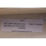 2006-2010 BMW M6 Right Side A Pillar Trim 7009486 OEM