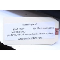 2006-2010 BMW M6 E63 Coupe Driver Left Door Panel