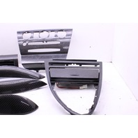 2006 2007 BMW M6 Carbon Fiber Trim Set Dash Console Door Panel E63 E64 OEM