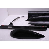 2006 2007 BMW M6 Carbon Fiber Trim Set Dash Console Door Panel E63 E64 OEM