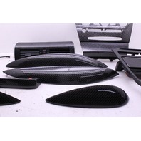 2006 2007 BMW M6 Carbon Fiber Trim Set Dash Console Door Panel E63 E64 OEM