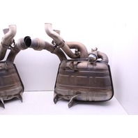 2005-2008 Porsche 911 997 Eisenmann Valved Sport Exhaust Mufflers Dents OEM