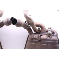 2005-2008 Porsche 911 997 Eisenmann Valved Sport Exhaust Mufflers Dents OEM