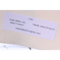 2006 BMW M5 Parking Brake Boot 7034091 OEM