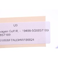 2015-2017 Volkswagen Golf R Speedo Speedometer Cover Trim Bezel 5G0857189 OEM