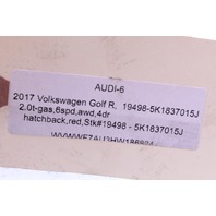 2017 Volkswagen Golf R Front Left Driver Door Latch Lock 5K1837015J OEM