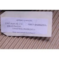 2004 2005 2006 2007 2008 2009 Audi A4 S4 Convertible Cabriolet Wind Deflector 8H0862953C OEM