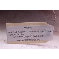 2007 2008 2009 Audi A4 S4 Tail Light Lamp Left Convertible OEM