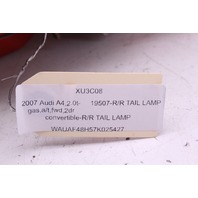 2007 2008 2009 Audi A4 S4 Tail Light Lamp Right Convertible 8H0945096E OEM